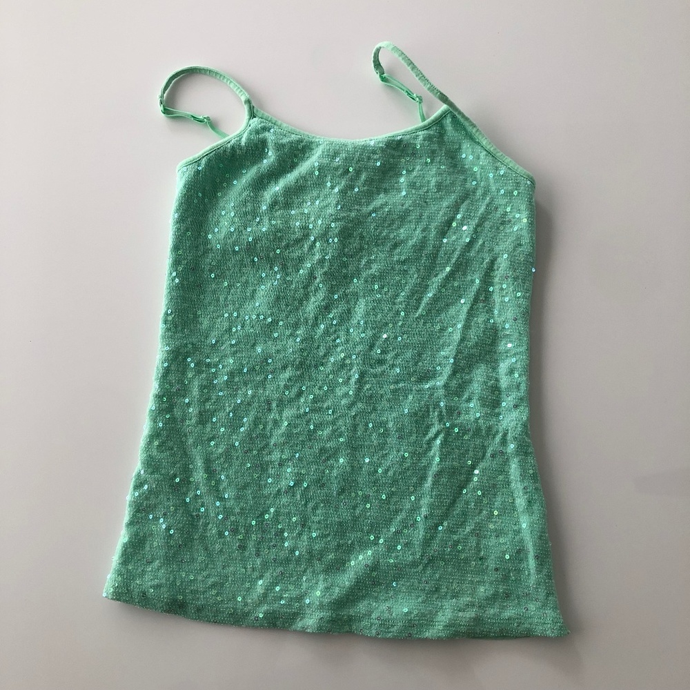 Justice Sparkle tank top. Girls size 10